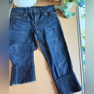 Joe's Jeans Dark Blue Ankle & Cropped